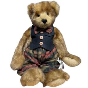 NWT Vintage 90s Ganz Cottage Collectibles Teddy Bear Winston CC334 Yes No Bear